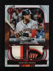 Hunter Pence [Red] Baseball Cards 2022 Topps Tribute Dual Relics Prices
