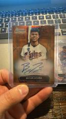 Bryan Acuna [Orange] #PA-BA Baseball Cards 2022 Bowman Sterling Prospect Autographs Prices