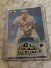 Manny Machado [Blue] #93 Baseball Cards 2013 Topps Tribute Prices