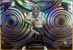 C.J. Stroud [Purple Electric Etch] #2 Football Cards 2023 Panini Obsidian Tunnel Vision Prices
