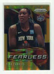 Tina Charles [Prizm Gold] #15 Basketball Cards 2020 Panini Prizm WNBA Fearless Prices
