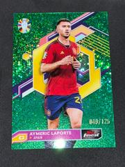 Aymeric Laporte [Green Speckle Refractor] #80 Soccer Cards 2023 Topps Finest Road to UEFA EURO Prices
