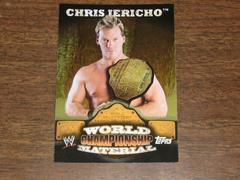 Chris Jericho [Puzzle Back] #W7 Wrestling Cards 2010 Topps WWE World Championship Material Prices