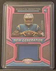 Quentin Johnston [Pink] #NGJM-26 Football Cards 2023 Panini Certified New Generation Jerseys Mirror Prices