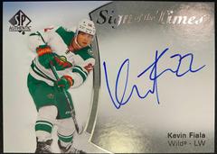 Kevin Fiala Hockey Cards 2021 SP Authentic Sign of the Times Autographs Prices
