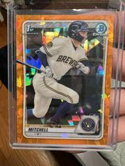 Garrett Mitchell [Orange] #BD-118 Baseball Cards 2020 Bowman Draft Sapphire Prices