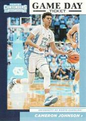 Cameron Johnson #18 Basketball Cards 2019 Panini Contenders Draft Picks Game Day Ticket Prices