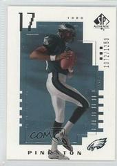 Todd Pinkston Football Cards 2000 SP Authentic Prices