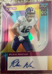 Puka Nacua [Prismatic Purple] #BA-PN1 Football Cards 2023 Leaf Vivid Autographs Prices