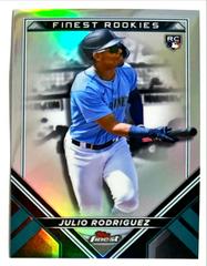 Julio Rodriguez [Refractor] #FRD-JR Baseball Cards 2022 Topps Finest Rookies Design Variation Prices