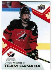 Owen Pickering Hockey Cards 2022 Upper Deck Team Canada Juniors Acetates Prices