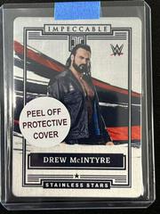 Drew McIntyre Wrestling Cards 2022 Panini Impeccable WWE Stainless Stars Prices