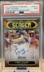 Corey Seager [Rose Gold] Baseball Cards 2022 Bowman Sterling Signage Autographs Prices