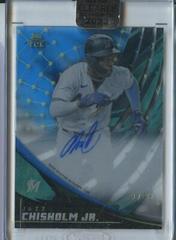 Jazz Chisholm Jr. [Blue] #TEK-JC Baseball Cards 2022 Topps Clearly Authentic Tek Autographs Prices