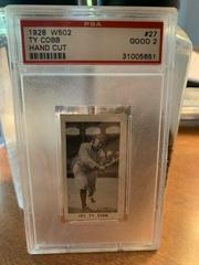 Ty Cobb [Hand Cut Blank Back] Baseball Cards 1928 W502 Prices