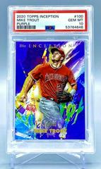 Mike Trout [Purple] #100 Baseball Cards 2020 Topps Inception Prices