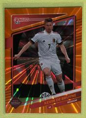 Kevin De Bruyne [Orange Laser] Soccer Cards 2021 Panini Donruss Road to Qatar Prices