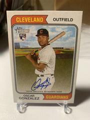 Oscar Gonzalez #ROA-OG Baseball Cards 2023 Topps Heritage Real One Autographs Prices