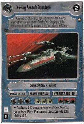 X-wing Assault Squadron Star Wars CCG First Anthology