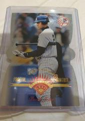 Derek Jeter [Checklist Die Cut] Baseball Cards 1997 Leaf Fractal Matrix Prices