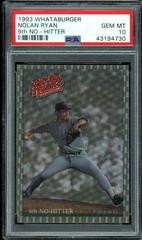 Nolan Ryan [6th No Hitter] Baseball Cards 1993 Whataburger Nolan Ryan Prices
