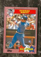 George Brett [Mini Red] #87-174 Baseball Cards 2017 Topps 1987 Prices