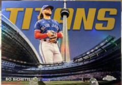 Bo Bichette [Gold] #CT-7 Baseball Cards 2023 Topps Chrome Titans Prices