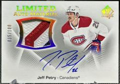 Jeff Petry #LAM-PE Hockey Cards 2021 SP Authentic Limited Auto Material Prices