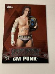CM Punk Wrestling Cards 2010 Topps WWE Championship Material Prices