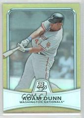 Adam Dunn #64 Baseball Cards 2010 Bowman Platinum Prices