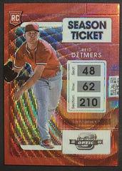 Reid Detmers [Ruby Wave] #7 Baseball Cards 2022 Panini Chronicles Contenders Optic Prices