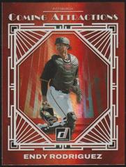 Endy Rodriguez #CA7 Baseball Cards 2023 Panini Donruss Coming Attractions Prices