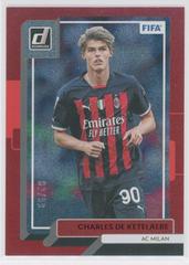 Charles De Ketelaere [Red] #1 Soccer Cards 2022 Panini Donruss Prices