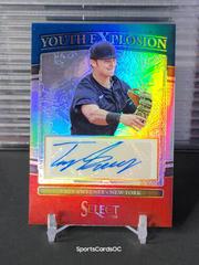 Trey Sweeney [Tri Color] Baseball Cards 2022 Panini Select Youth Explosion Signatures Prices