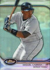 Miguel Cabrera [Refractor] Baseball Cards 2012 Finest Prices