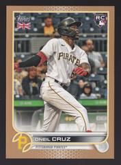 Oneil Cruz [Gold] #164 Baseball Cards 2022 Topps UK Edition Prices