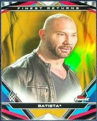 Batista [Gold] Wrestling Cards 2020 Topps WWE Finest Returns Prices
