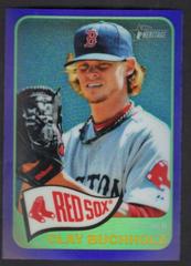 Clay Buchholz [Purple Refractor] Baseball Cards 2014 Topps Heritage Chrome Prices