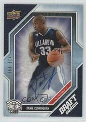 Dante Cunningham Autograph #32 Basketball Cards 2009 Upper Deck Draft Edition Prices