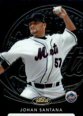 Johan Santana #11 Baseball Cards 2010 Finest Prices