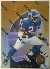 Tiki Barber [Mirror Gold] #129 Football Cards 1997 Pinnacle Certified Prices