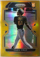 Oneil Cruz [Gold Prizm] Baseball Cards 2022 Panini Prizm Prices