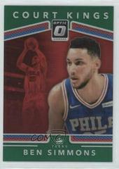 Ben Simmons [Green] Basketball Cards 2017 Panini Donruss Optic Court Kings Prices