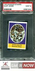 Clint Jones Football Cards 1972 Sunoco Stamps Prices