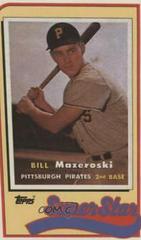 Bill Mazeroski #19 Baseball Cards 1989 Topps Ljn Baseball Talk Prices