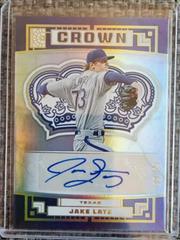 Jake Latz [Gold] #C-JLA Baseball Cards 2022 Panini Capstone Crown Autographs Prices