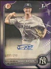 Danny Watson [Purple] Baseball Cards 2022 Bowman Paper Prospect Autographs Prices