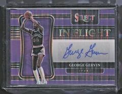 George Gervin [Purple Pulsar] #IF-GGV Basketball Cards 2021 Panini Select In Flight Signatures Prices