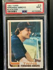 Fernando Arroyo [Blackless] Baseball Cards 1982 Topps Prices