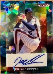 Dwight Gooden [Teal Crystal] #BA-DG1 Baseball Cards 2023 Leaf Vivid Autograph Prices